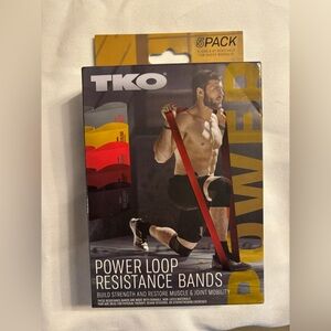 TKO Power Loop Resistance Bands - Multicolor